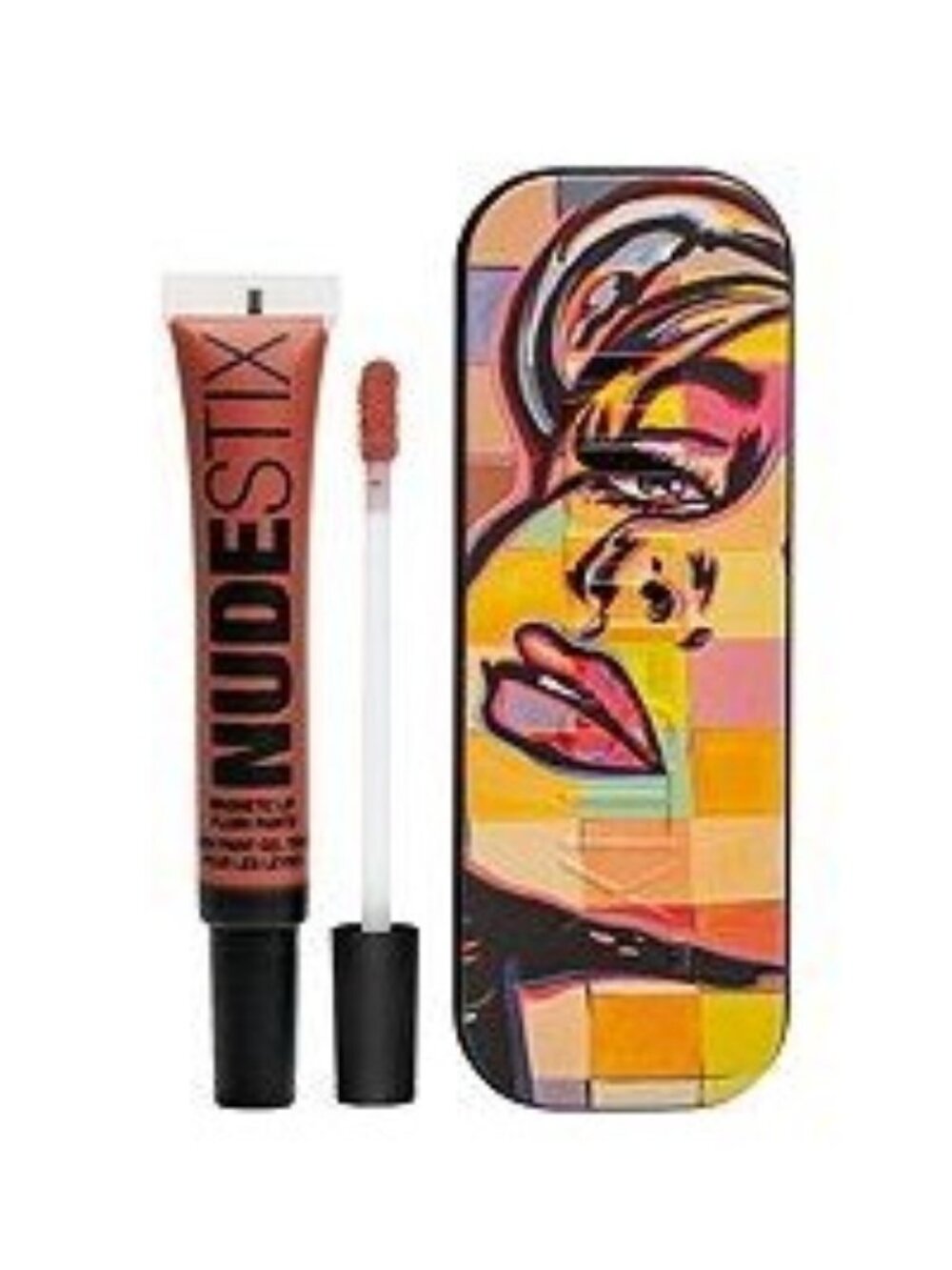 Nudestix Womens Magnetic Plush Paints Liquid Matte Lipstick Hot Paprika NWT
